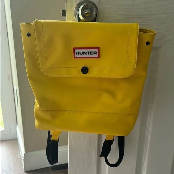 Hunter | Bags | Hunter Yellow Waterproof Backpack Functional  display picture 2